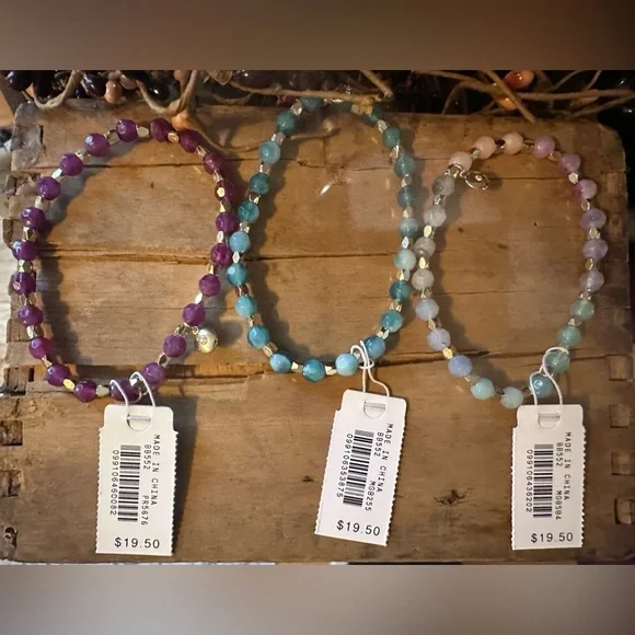 J.Crew Womenβs Beaded Bracelets Lot-Great Colors! Multiple Sets! π©·π§‘ππβ€οΈππ€ - Picture 12 of 15